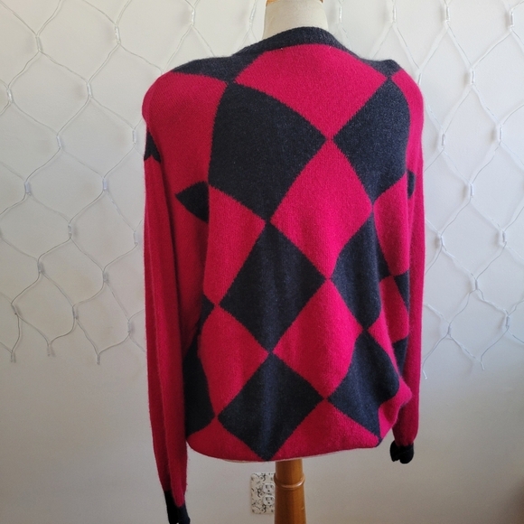 Checkerboard Cardigan Sweater • Breckenridge II • Size 2X - Picture 3 of 4